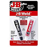 J-B Weld 8265S Cold Weld Steel Reinforced Epoxy with Hardener- 2 oz by J-B Weld